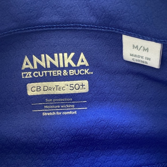 Annika Blue silver Design Quarter Zip Jacket - Picture 5 of 5
